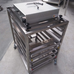 Chocoladesnijmachine met 4 snijramen 